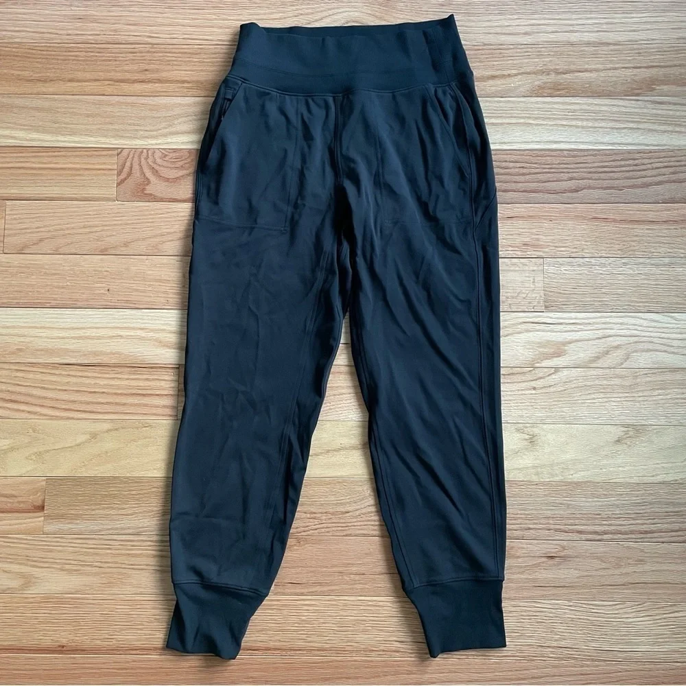 Athleta Black Sculptek Light Athleisure Workout Venice Jogger Pants 597888 EUC S
